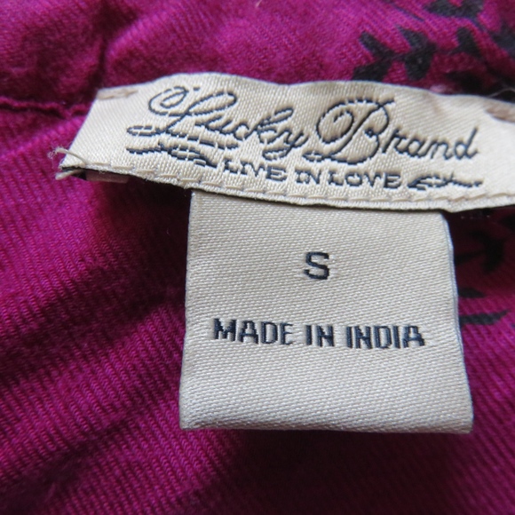 SOLD Lucky Brand Long Sleeve Top EUC - Picture 4 of 4